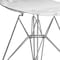 Leisuremod Bristol 5-Piece Modern Dining Set: Round MDF Table & 4 Eiffel Plastic Chairs with Chrome Legs, 5PK BTBL-35BL-CR19CL4 - alternate 6