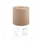 Windsoft Hardwound Paper Towels, 1 Ply, Continuous Roll Sheets, 800 ft, Brown, 6 PK WIN12806 - alternate 3