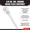 Performance Tool 3/8 In Dr. Round Head Flex Ratchet, W38108 W38108 - alternate 2