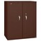 Fireking Storage Cabinet, 1 Hr Fire, 44" H, end tab inserts Brown CF4436-MDBR - alternate 1