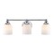 Jonathan Y Lydia 24" 3-Light Farmhouse Cottage Metal LED Vanity Light with Frosted Glass Shades, Chrome JYL7551A - alternate 1
