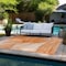 Homeroots 3' X 5' Orange Abstract Washable Non Skid Indoor Outdoor Area Rug 559751 - alternate 4