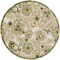 Homeroots 8' Ivory Green And Yellow Round Floral Indoor Outdoor Area Rug 548065 - alternate 1