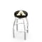 Holland Bar Stool Co 36" Chrome Appalachian State Swivel Bar Stool, Accent Ring L8C2C36AppStU - alternate 1