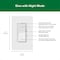 Lutron Diva with Night Mode for Dimmable LED Bulbs White 150 W 3-Way Dimmer Switch DVCLN-153P-WH - alternate 5
