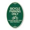 Signmission Bicycle Parking Only Please Secure Your Bike , 12 In X 18 In Architectural, Heavy Gauge Aluminum A-OV-G-1218-24319 - alternate 1