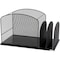 Safco Letter Tray/File Holder, Black, Steel, 19 1/4 in W, 11 1/2 in L, 11 1/2 in H 3259BL - alternate 1