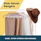 Lifemaster Velvet Pants Hangers, Adjustable Clips, 360 Deg Swivel Hook, Non-Slip, Holds 10 lbs, Pink, 30PK LMVSH30PK - alternate 5