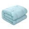 Homeroots Blue King Polyester 140 Thread Count Washable Down Comforter Set 528914 - alternate 3