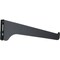 Knape & Vogt John Sterling 80/180 Series 8" Black Support Bracket 180 BLK 8 - alternate 1