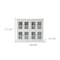 Homeroots 52in White Wood and Glass Two Level Storage Cabinet 397841 - alternate 4