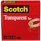 3M Transparent Tape, 1/2 x 2592 in., PK2 600-2P12-72 - alternate 1