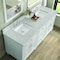 James Martin Vanities Lorelai 72'' D Vanity, Bright White w/ Jasmine Pearl Silestone Top w/FreePower Wireless Charger 424-V72-BW-FEJP - alternate 5