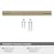 Amerock Bronx 5-1/16 in 128 mm Center-to-Center Golden Champagne Cabinet Pull BP36558BBZ - alternate 3