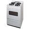 Premier Gas Range, Battery Ignition, 4 Sealed Burners, 24 inW x 37.5 inH x 26 inD, 2.42 cu. ft. Oven, White 805775 - alternate 1