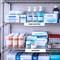 C-Line Products 1" x 6" Magnetic Shelf/Bin Label Holders, 10/BX 87227 - alternate 3