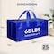 Simple Deluxe Extra Large Moving Bags with Backpack Straps, Strong Handles/Zippers, Blue, 6PK HKBAGXMOVING23BLUX6 - alternate 6