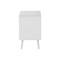 Monarch Specialties Accent Table, Side Table, Storage Drawer, Nightstand, Bedroom, Living Room, White, Contemporary I 3688 - alternate 2