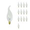 Bulbrite Incandescent CA11 Candelabra Screw Base E12 Light Bulb, 25 Watt, Clear, 14PK 861162 - alternate 1