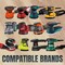 Powertec 8in PSA Sanding Discs, Assorted 5 EA of 60/80/100/120/180/240 Grit, 30PK & Abrasive Cleaning Stick 110542N - alternate 3