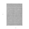 Homeroots 9' X 12' Gray Silver And Ivory Floral Washable Indoor Outdoor Area Rug 582348 - alternate 4