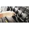 Safety Zone Latex Powder Free 8 mil Total Grip Exam Gloves - Natural, Med - Box of 100 GL-L165FM - alternate 2