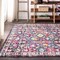 Jonathan Y Modern Persian Boho Floral Multi/Purple 4 ft. x 6 ft. Area Rug MDP200A-4 - alternate 2