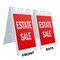 Signmission Estate Sale, A-Frame & 2 Decals Installed, Heavy-Duty Plastic Frame SBHD-D-2436-Estate Sale - alternate 4