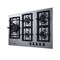 Summit 34in Wide 5-Burner Propane Gas Cooktop In Stainless Steel _x000D_ GCJ536SSLP - alternate 2