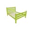Homeroots Lime Green Solid Wood Queen Bed Frame 548167 - alternate 3