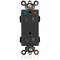 Leviton Straight Blade Receptacle, 5-15R, 15 A, 125V AC, Isolated Ground MDT82-IGE - alternate 1