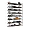 Home-Complete Shoe Rack 8-Tier Shoe Organizer for Closet, Bathroom, Entryway Shelf Holds 40 Pairs Sneakers, Black HC-2105-BLK - alternate 3