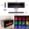 Edendirect 60 In Electric Fireplace Heater with Realistic Flames, Remote & Touch Control, Adjustable Colors ZR-FJ-C60 - alternate 4