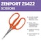 Zenport Straight Blade MasaMasa Scissors, Orange ZS422 - alternate 4