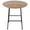 Leisuremod Round 19.7 in W, 19.3 in L, MDF/Stainless Steel, Natural Wood RSBL-19NW - alternate 7
