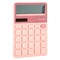 Deli NUSIGN Desktop Calculator, 12-Digit Large Display, 5 Angle, Pink, 20PK ENS042 - alternate 3