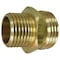 Landscapers Select Hose Adapter, 3/4 x 1/2 in, MHT x MIP, Brass, Brass, For: Garden Hose PMB-469LFBC - alternate 1