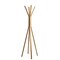 Homeroots 68in Natural Modern Wood Coat Tree Rack 372978 - alternate 1
