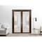 Sartodoors Sliding French Double Pocket Doors with Frosted Glass Planum 2113 84x84 (2* 42x84) Solid Core PLANUM2113DP-CA-84 x 84 (2* 42x84) - alternate 4