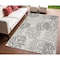 Homeroots 4' X 6' Gray Black And Ivory Nautical Indoor Outdoor Area Rug 552503 - alternate 3