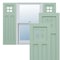 Ekena Millwork True Fit PVC San Antonio Mission Style Fixed Mount Shutters, Seaglass, 18W x 44H, PR TFP001ST18X044SG - alternate 1