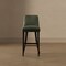 Manhattan Comfort Beever Chenille Wood Upholstered Barstool in Forest Green BS027-GR - alternate 7