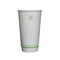 Kitch 24/7 Disposables White Compostable Smooth Insulated Paper Hot Cup, 20 Ounce, 500PK KC-SDC20W - alternate 2