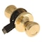 Kwikset Mobile Home Polished Brass Passage Hall/Closet Door Knob 200M 3 CP 7/8RFL RCS - alternate 3