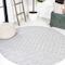 Jonathan Y Peralta Moroccan Diamond Light Gray 5 ft Round Indoor/Outdoor Area Rug IBZ103C-5R - alternate 1
