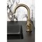 Kingston Brass One-Handle 1-Hole Bathroom Faucet with Knurled Handle, Deck Plate, and Push Pop-Up Drain KSD2213RKX - alternate 2