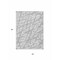 Homeroots 5' X 8' Silver And Gray Abstract Washable Indoor Outdoor Area Rug 614384 - alternate 4