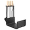 Lavish Home 5 Piece Fireplace Tools Set Indoor Outdoor Accessories Set with Poker, Brush, Shovel, Firewood Rack 80-FPTS-18 - alternate 1