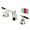 Kingston Brass Widespread Bathroom Faucet with Brass Pop-Up, Polished Nickel KS4986CKL - alternate 1