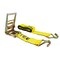 Mytee Products 4in x 30ft Yellow Ratchet Tie-Down Straps w/ Wire Hook 16,200 Lbs Capacity (2 P..., 2PK RS430WHx2 - alternate 2